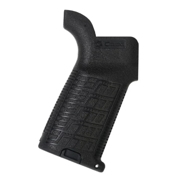 CMMG ZEROED Pistol Grip Kit black textured pistol grip shown at an angle