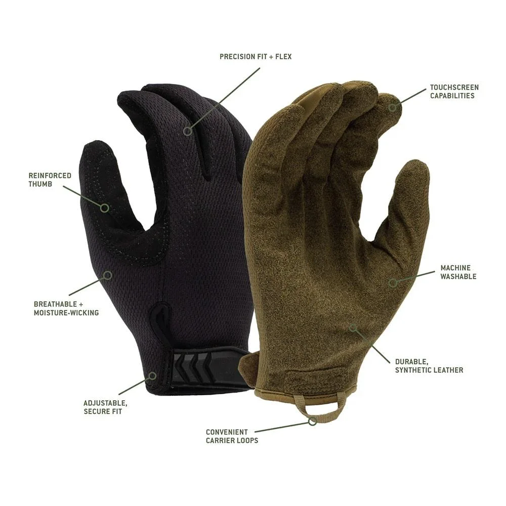 primary-42252 Pyramex Safety Pyramex Venture Gear Medium-Duty Adjustable Operator Gloves Black M