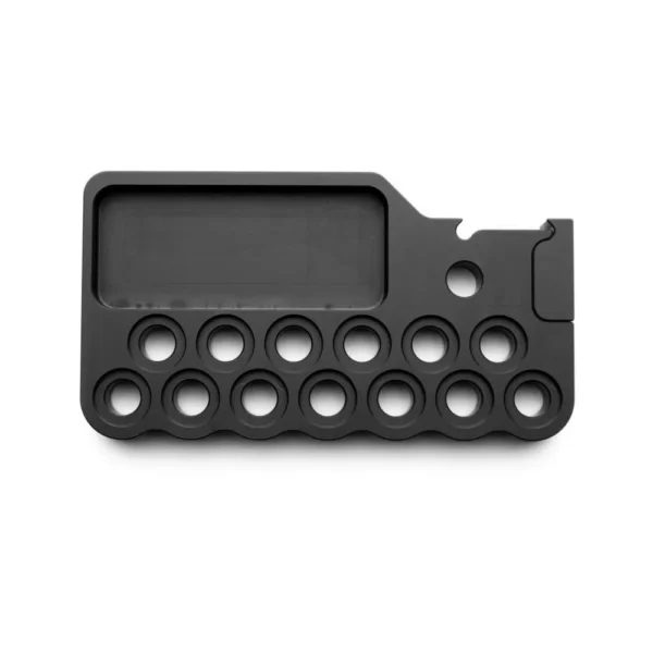 Area419 Area 419 Zero Storage Block black holder with rectangular tray and round slots