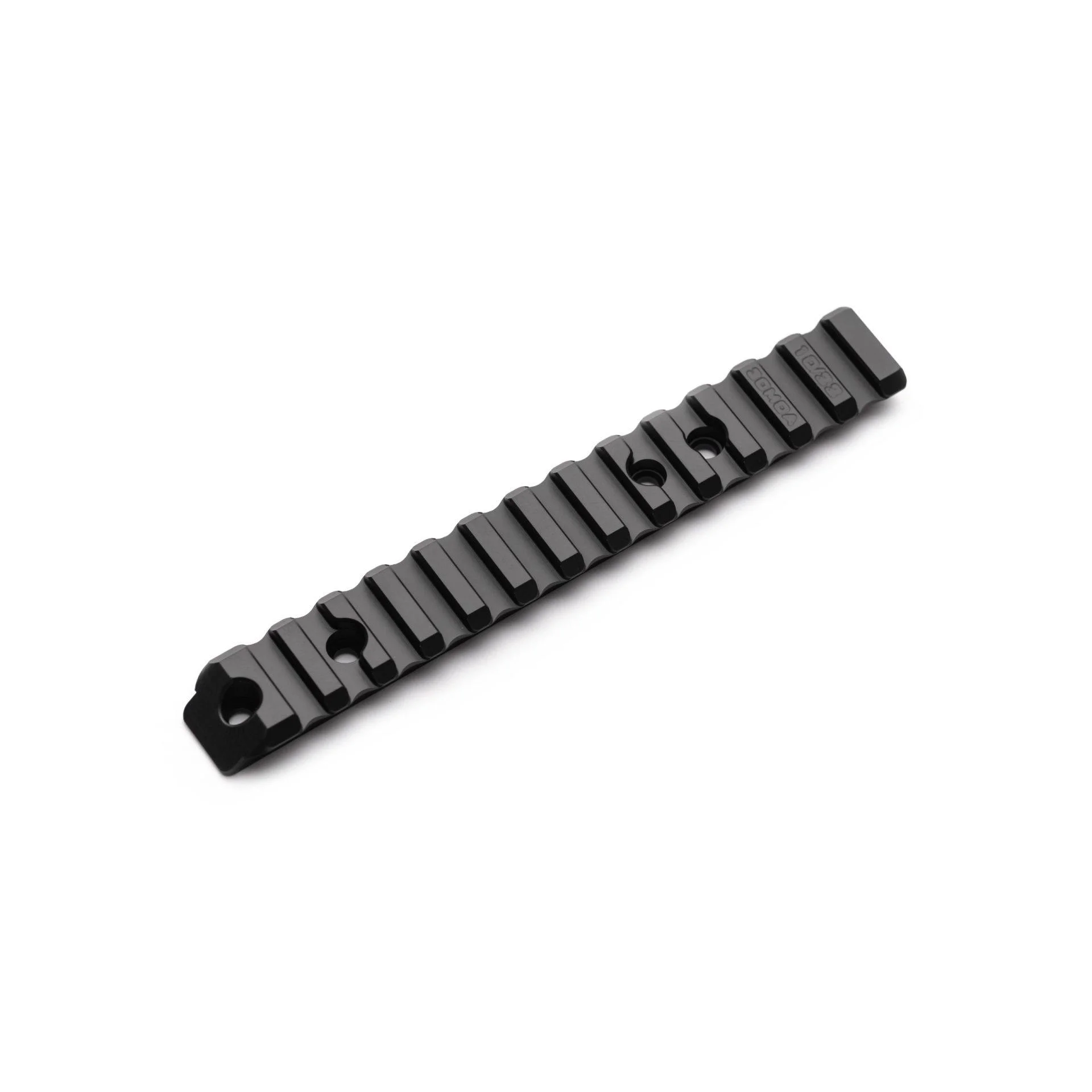 primary-42339 Area419 Area 419 Ruger 10/22 1913 Improved Scope Rail, black angled top view with slots