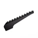 Area419 Area 419 Standard Height Diving Board Attachment, black angled top view with rail slots