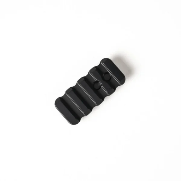 Area419 Area 419 Picatinny Accessory Rail, black angled top view with three slots
