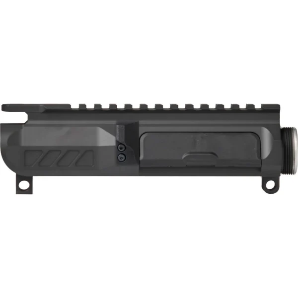 CMMG Upper Receiver Assembly for Mk4/AR15, black right-side view with top rail and silver part