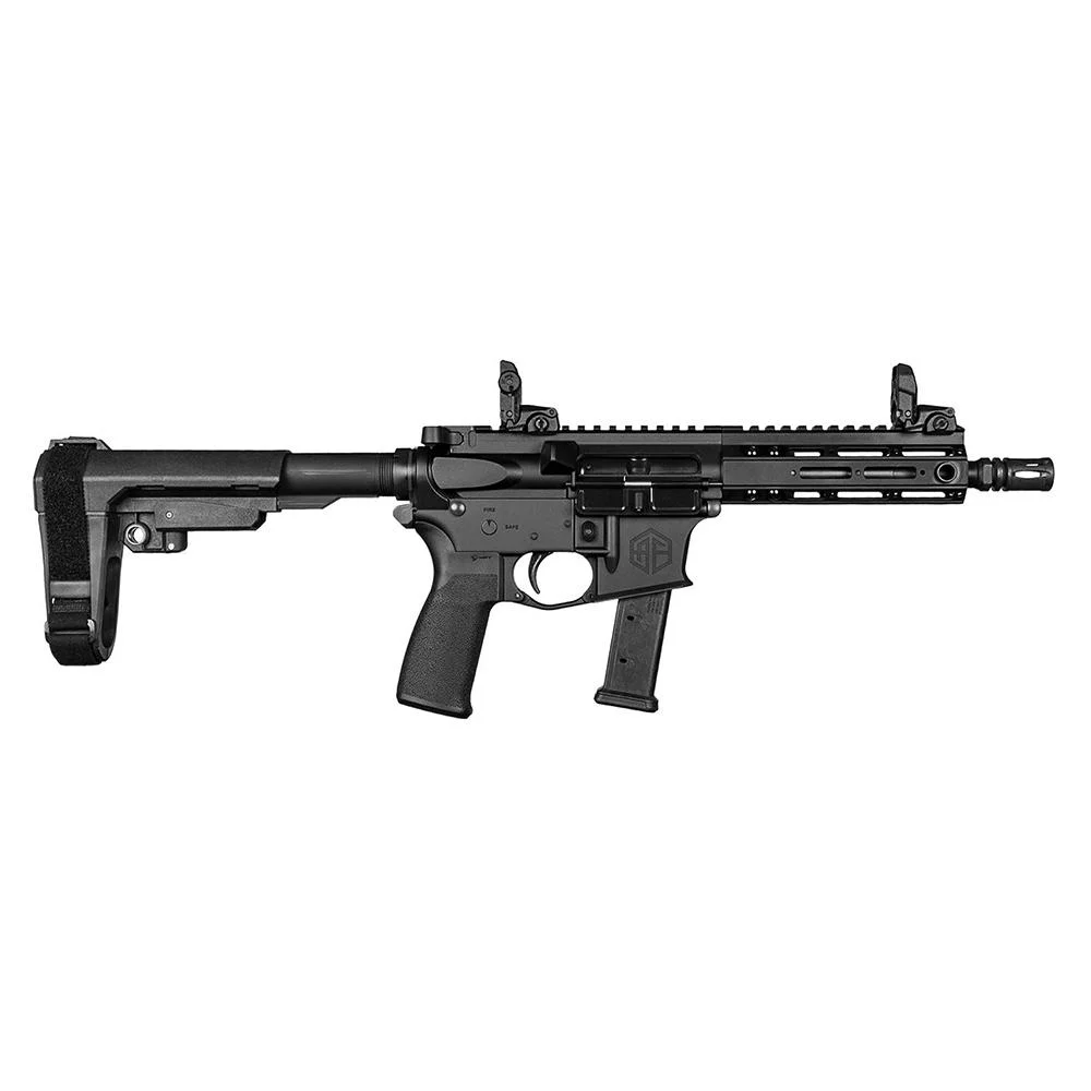 primary-42457 Alpha Foxtrot AF9-G Handgun 9mm Luger 20rd Magazine 7.5" 1/2x28 Threaded Barrel with SBA 3 Brace
