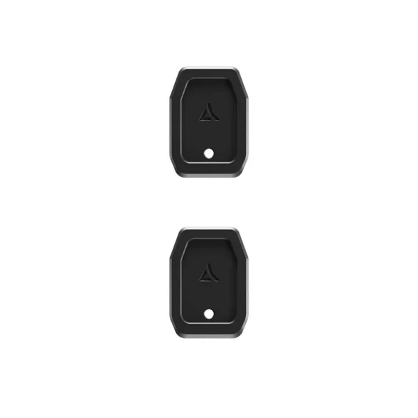 Radian Weapons Magazine Basepad for Shield Arms S15 Gen 1-3, two black basepads, top view