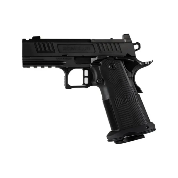 Alpha Foxtrot AF1911-ROMULUS 9MM 17 and 20 Rd Magazines (1 Each) 3.5" Ported Barrel DLC Black MOS Optic Cut