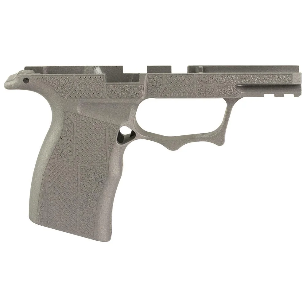 primary-42481 Shark Coast Tactical Custom X65 Sharktooth Grip Module for Sig Sauer P365X & P365XL - Tungsten
