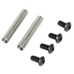CMMG AR ZEROED Anti-Walk Rifle Trigger Pins, two silver pins with four black screws