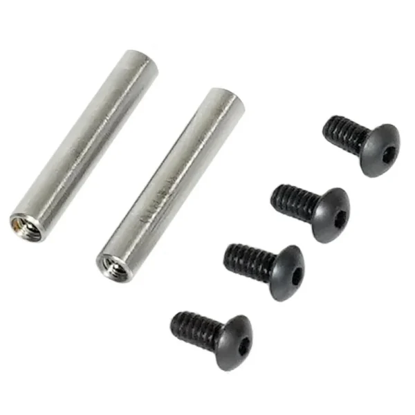 CMMG AR ZEROED Anti-Walk Rifle Trigger Pins, two silver pins with four black screws