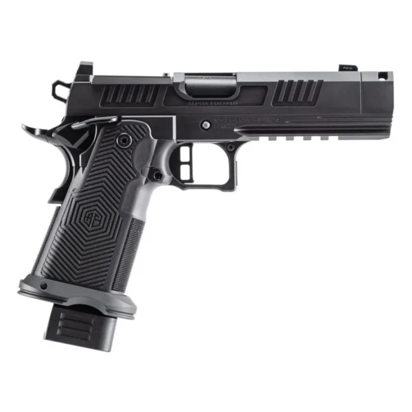Alpha Foxtrot AF1911-ROMULUS 9MM 10Rd Magazine (5) 4.25" MOS Optic Cut Press In Compensated Ramped Bull Barrel DLC BLK