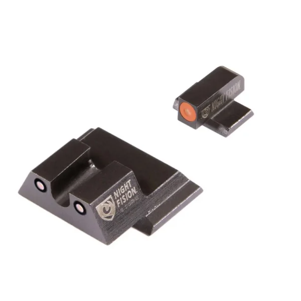 Night Fision Perfect Dot sights for S&W M&P Shield, black rear and orange-dot front sights