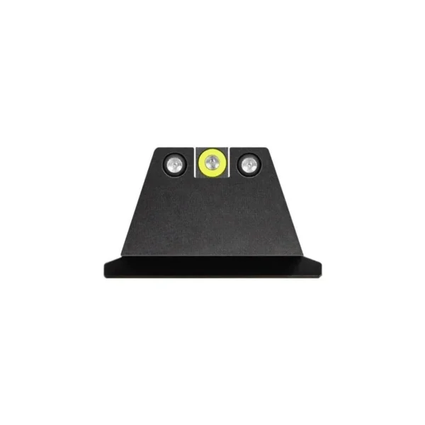 Night Fision Suppressor Height Night Sight Set, black sight with yellow center dot and white side dots