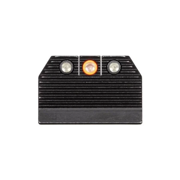 Night Fision Optics Ready Stealth Night Sight Set, rear view with orange front and black rear dots