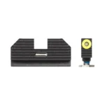 Night Fision Costa Ludus Night Sight Set, black rear and yellow-ring front sights