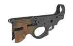 SHARPS GEN2 OVERTHROW BILLET LWR bronze and black left-side view with flared magwell