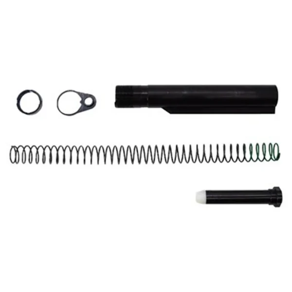 CMC Triggers AR15 8-Position Extended Buffer Tube Assembly Kit, black tube, spring and hardware