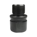 Banish 5787 Thread Adapter, black cylindrical adapter with exposed external threads