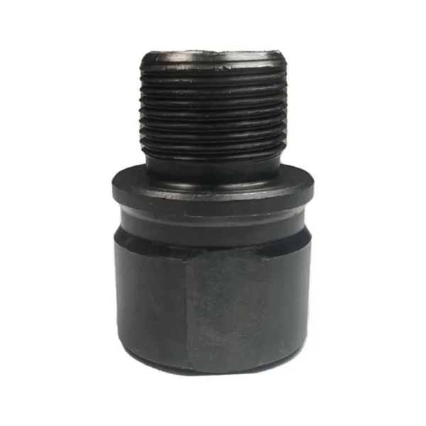 Banish 5787 Thread Adapter, black cylindrical adapter with exposed external threads