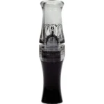 AVIAN Zink COD Call of Death Goose Call Gunsmoke upright with clear barrel and black body