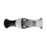 AVIAN Zink Power Hen PH-1 Duck Call Mallard Clear with transparent barrel and black mouthpiece, side view
