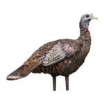 Avian-X LCD Lookout Hen Turkey Decoy, left-side view with brown plumage and upright head