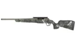 Savage Arms SAV AXIS 2 PRO COMP 350LEG CAM LH left-side view with green camouflage stock and black barrel