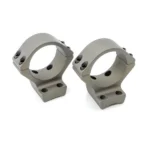 Talley Browning X-Bolt Scope Mounts smoked bronze, angled view of two rings