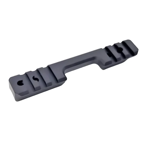 Talley Picatinny Base for Winchester Xpert 22 Rifles, black angled top view with mounting slots