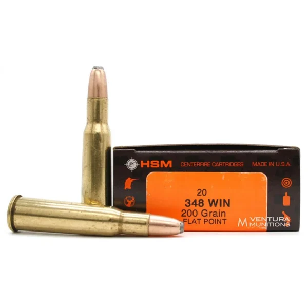 Hunting Shack DBA HSM Munitions HSM Classic Rifle Ammunition .348 Win 200gr SP 2450 fps 20/ct