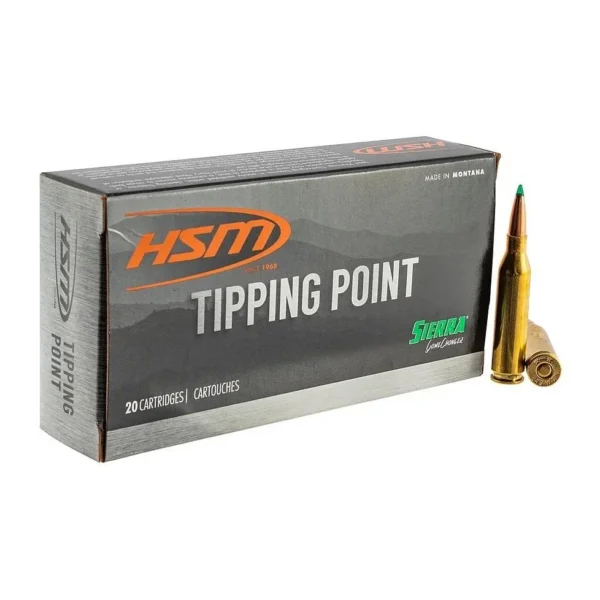 Hunting Shack DBA HSM Munitions HSM Tipping Point 2 Rifle Ammunition 7mm-08 Rem 162 gr SST 20/ct