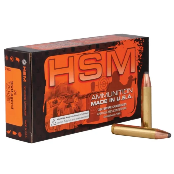Hunting Shack DBA HSM Munitions HSM Legends Rifle Ammunition 350 Legend 170gr SP 2335 fps 20/ct