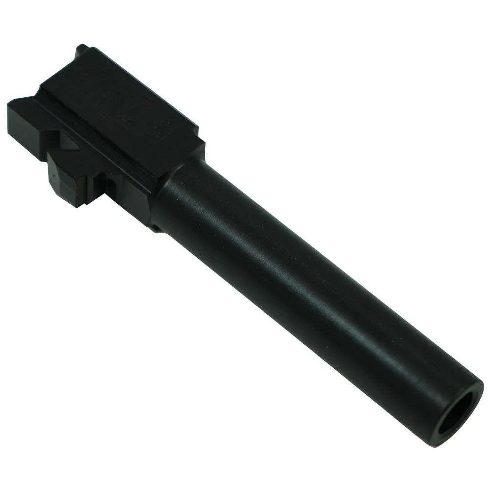 primary-42875 ZRO Delta Drop in Barrel for Modulus Duty, black barrel shown at an angle with open muzzle