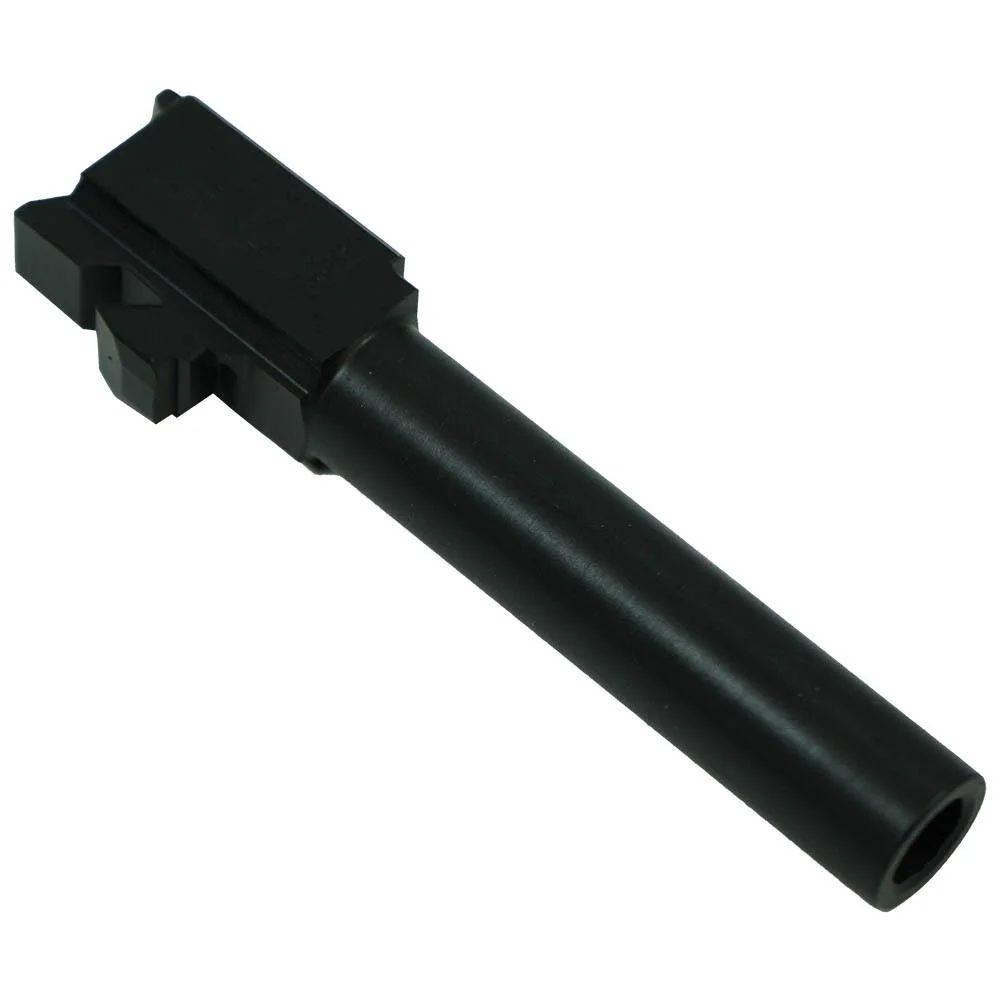 primary-42893 ZRO Delta Drop in Handgun Barrel for Modulus Compact, black barrel in angled view