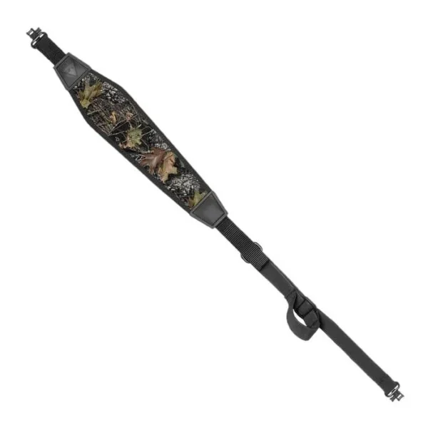 Grovtec Us Inc. Grovtev QS Trek Sling, full view with camouflage padded section and swivels