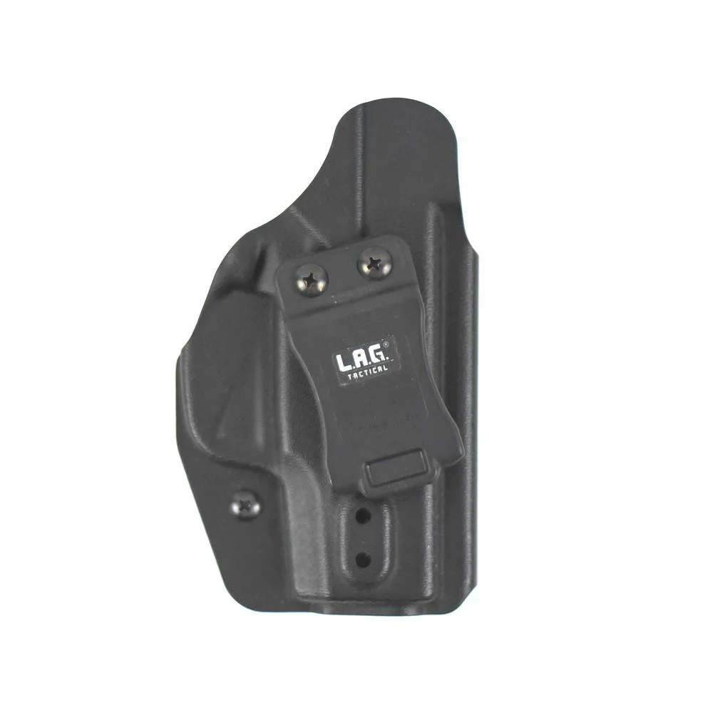 primary-42938 L.A.G. Tactical Liberator MK2 Holster, black molded holster in front view