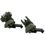 Tacfire Inc. TacFire AR-15 45 Degree/Low Profile Pop Up Sights OD Geen Polymer