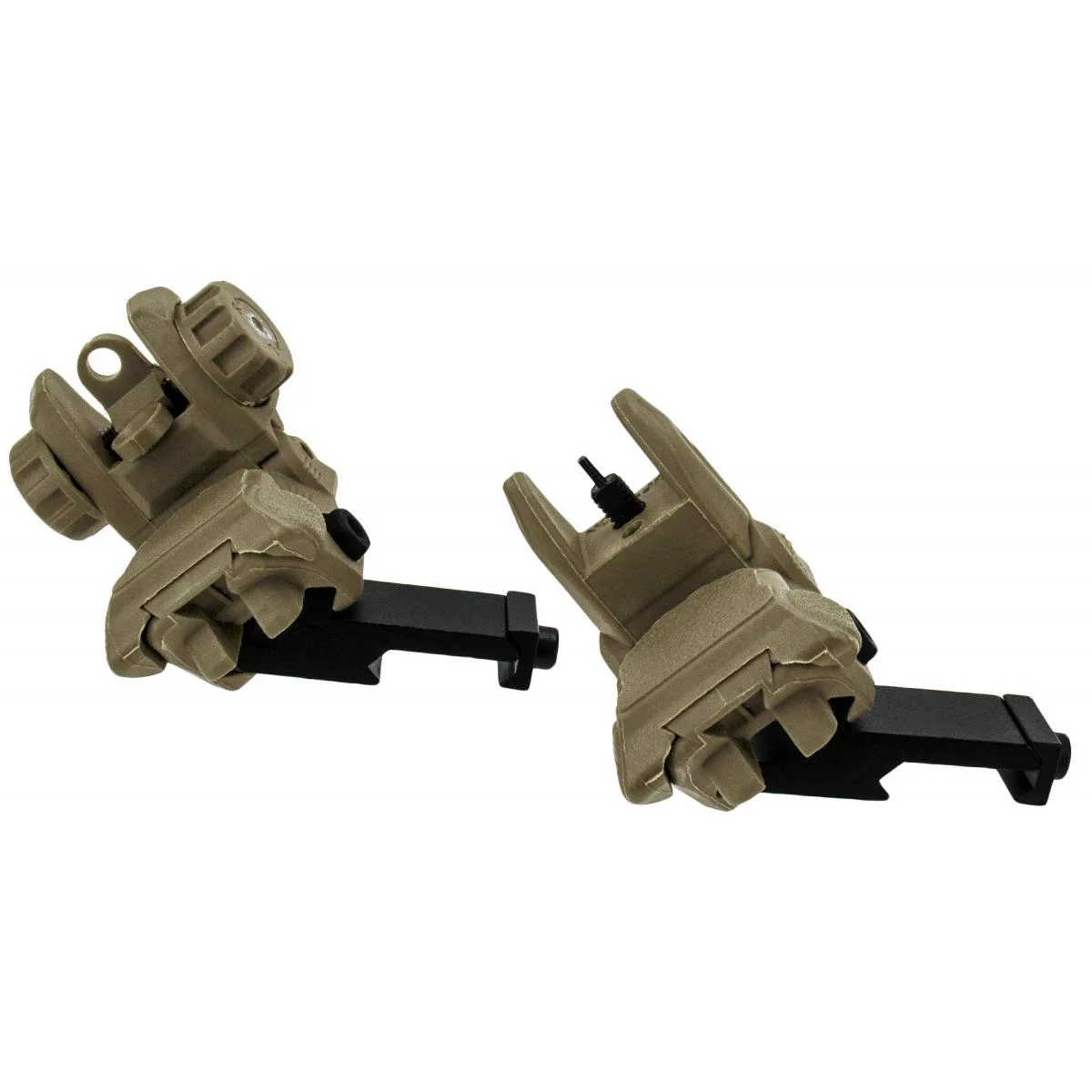 primary-42973 Tacfire Inc. TacFire AR-15 45 Degree/Low Profile Pop Up Sights Tan