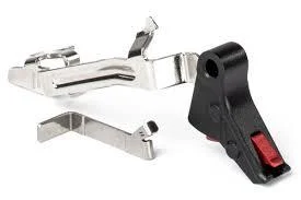 ZEV Technologies ZEV PRO FLAT FACE TRIGGER BAR KIT SMALL BLK/RED