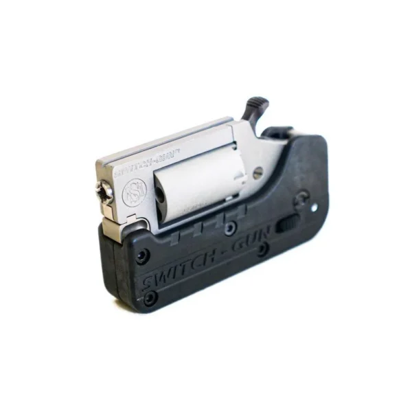Standard MFG Co LLC Standard Mfg Switch Gun Handgun Combo .22 WMR & .22 LR 5rd Capacity .75" Barrel Silver with Black Grip