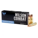 Wilson Combat X-TREME RNFP rifle ammunition box with four brass cartridges