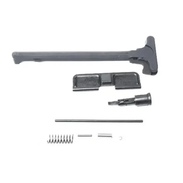 Wilson Combat AR-15 Upper Receiver Small Parts Kit, black and silver components laid out