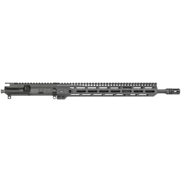Midwest Industries Lightweight Upper Receiver Group, black left-side view with M-LOK handguard