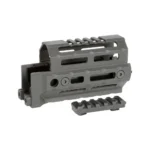 Midwest Industries AK Alpha Series Krink M-LOK Handguard, black right side with detached rail