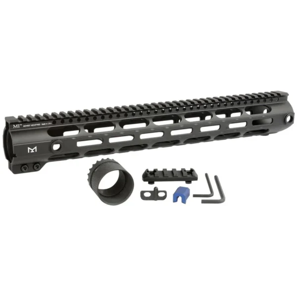 Midwest Industries 308 Combat Rail black M-LOK handguard with mounting parts