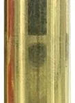 Armscor Handgun Ammunition, single brass cartridge with copper-coloured bullet, upright view