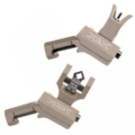 Troy Industries Troy 45-Degree Offset Sight Set - SSIG-45S-MDFT-00 - M4 Front & Dioptic Rear - Flat Dark Earth