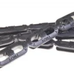Troy Squid Grip M-LOK, black grip panels piled in angled top view