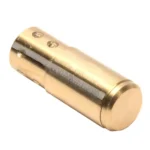 Sellmark Sightmark Compact Pistol Boresight, brass-colored cylindrical side view