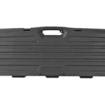 Plano SE Double Rifle/Shotgun Case black, side view with molded ribs, handle and latches
