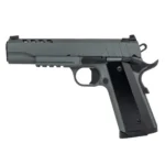Tisas Arms Corp Tisas 1911 Night Stalker Handgun 45 ACP 8rd Magazines (2) 5" Barrel Grey with Black Grips